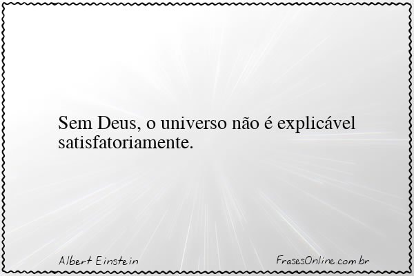 Frase de Albert Einstein