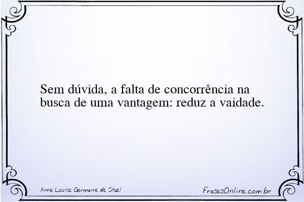 Frase de Anne Louise Germaine de Staël