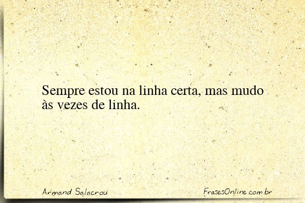 Frase de Armand Salacrou