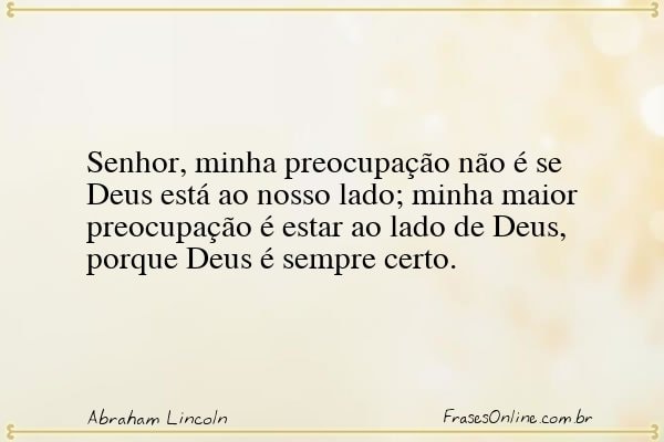 Frase de Abraham Lincoln