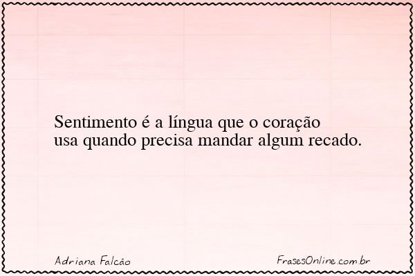 Frase de Adriana Falcão