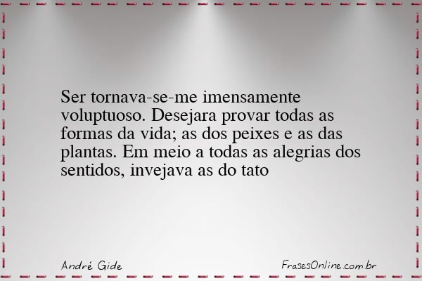 Frase de André Gide