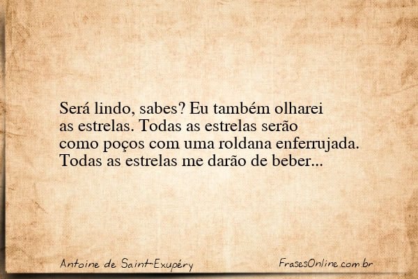 Frase de Antoine de Saint-Exupéry