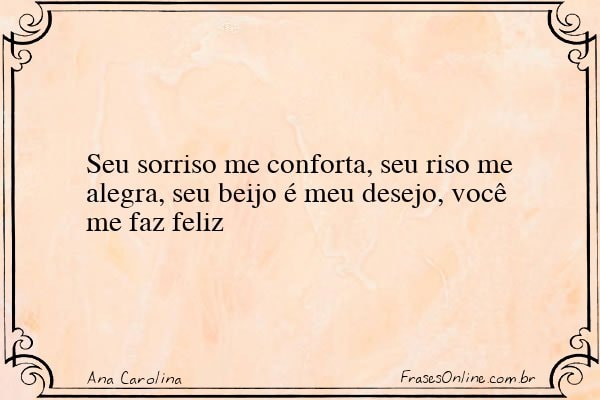 Frase de Ana Carolina