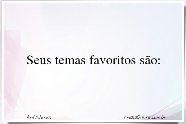 Frase de Antístenes