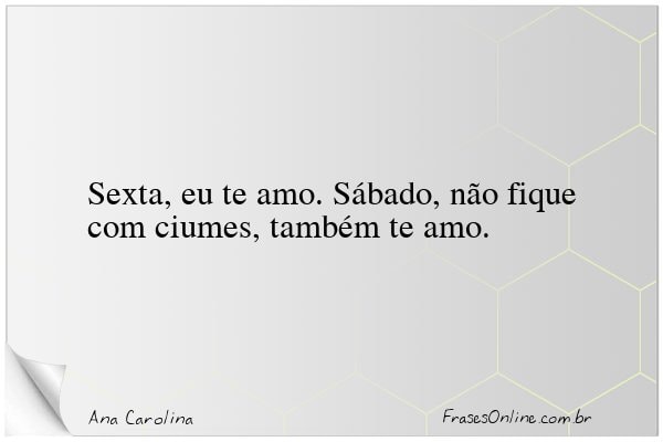 Frase de Ana Carolina