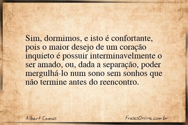 Frase de Albert Camus