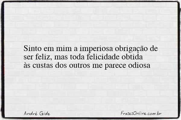 Frase de André Gide