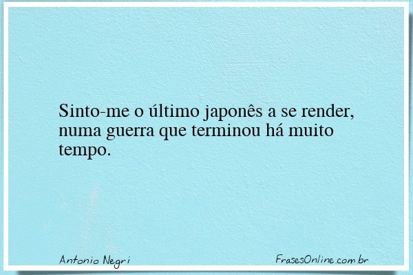 Frase de Antonio Negri