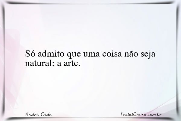 Frase de André Gide