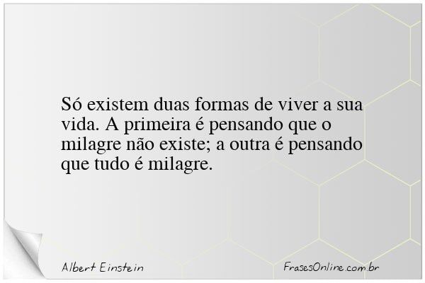 Frase de Albert Einstein