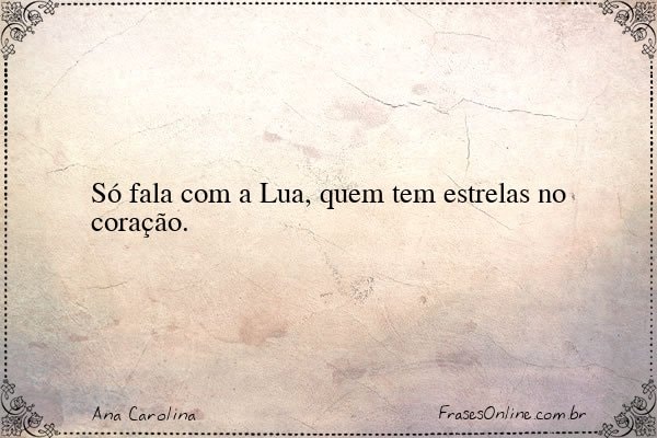 Frase de Ana Carolina