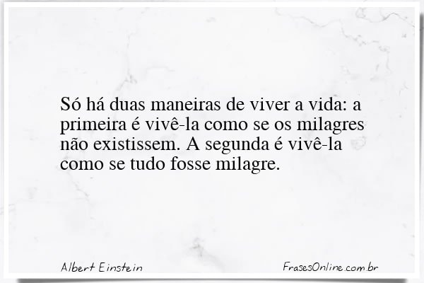 Frase de Albert Einstein