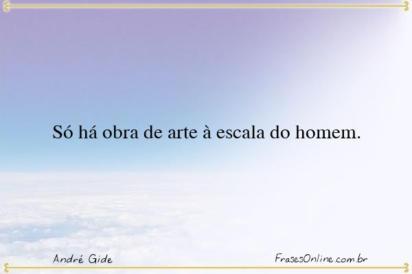 Frase de André Gide