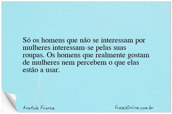 Frase de Anatole France