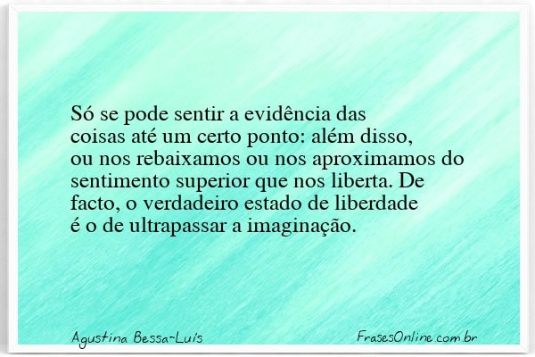 Frase de Agustina Bessa-Luís