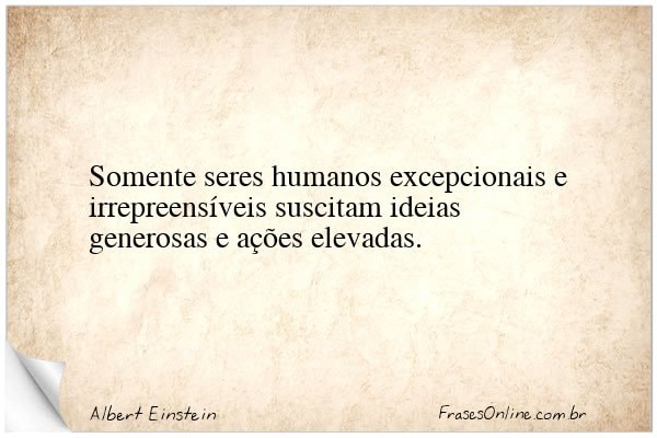 Frase de Albert Einstein