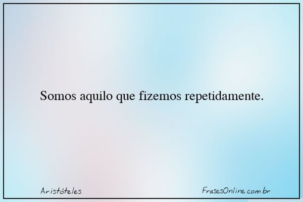 Frase de Aristóteles