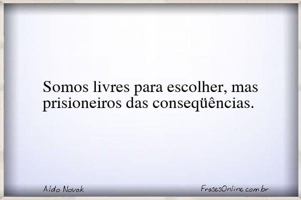 Frase de Aldo Novak