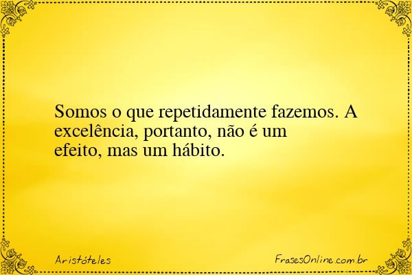 Frase de Aristóteles