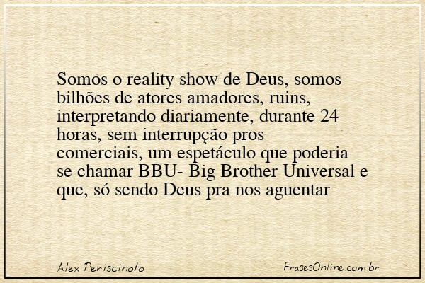 Frase de Alex Periscinoto