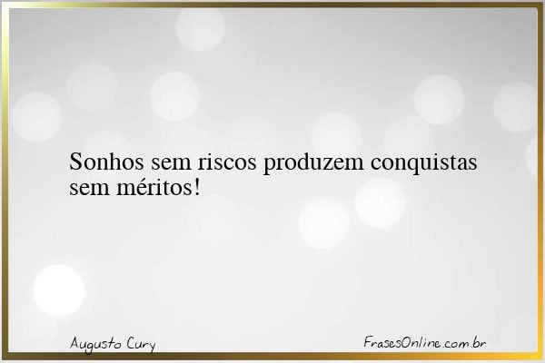 Frase de Augusto Cury