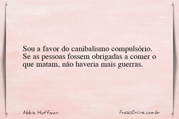 Frase de Abbie Hoffman