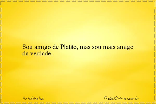 Frase de Aristóteles