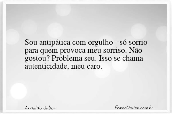 Frase de Arnaldo Jabor