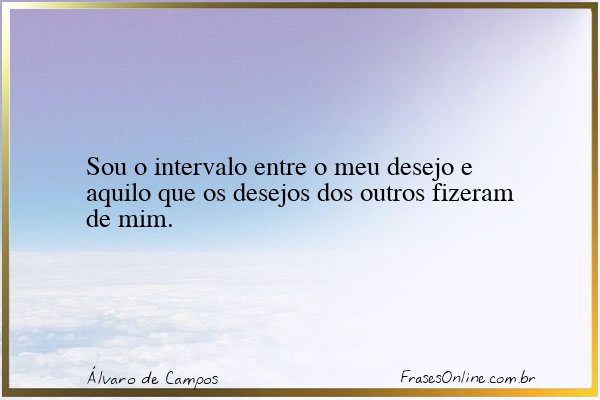 Frase de Álvaro de Campos