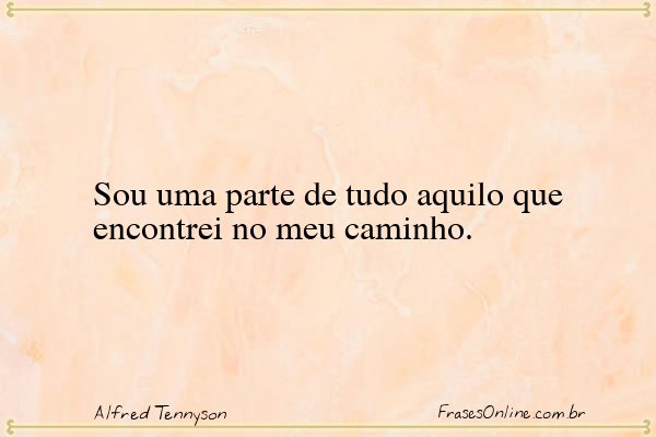 Frase de Alfred Tennyson
