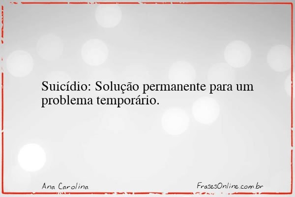 Frase de Ana Carolina