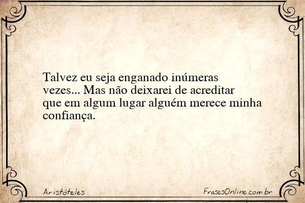 Frase de Aristóteles