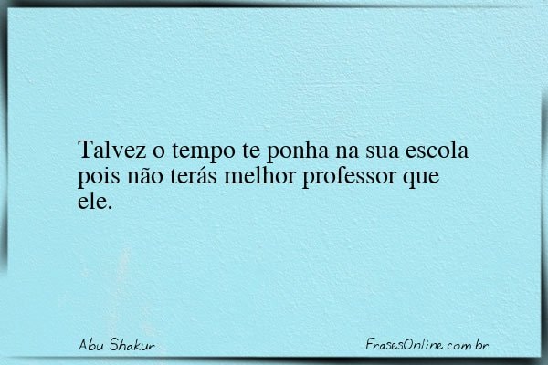 Frase de Abu Shakur
