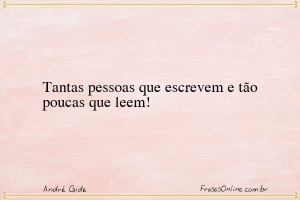 Frase de André Gide