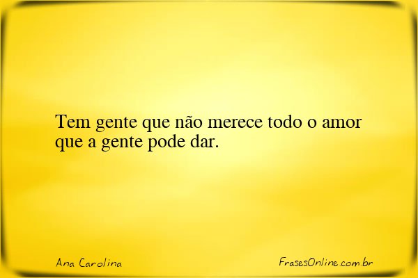 Frase de Ana Carolina