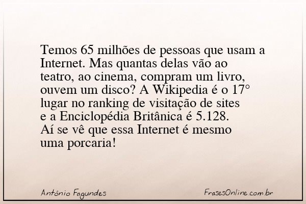Frase de Antônio Fagundes