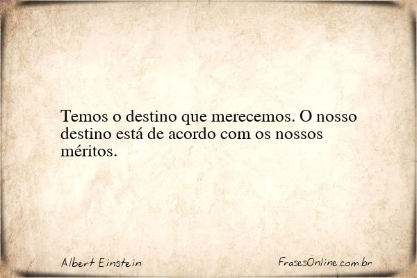 Frase de Albert Einstein