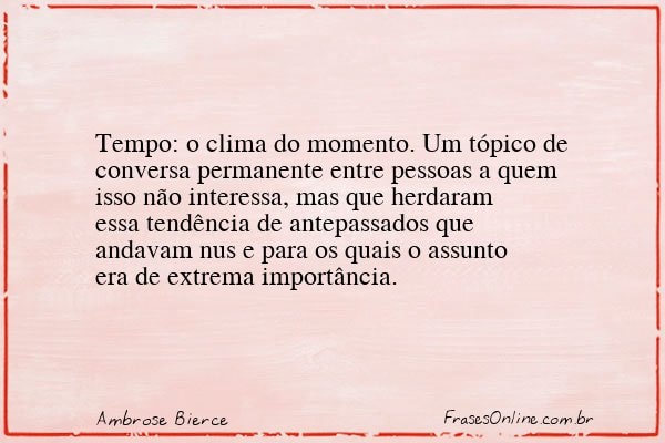 Frase de Ambrose Bierce