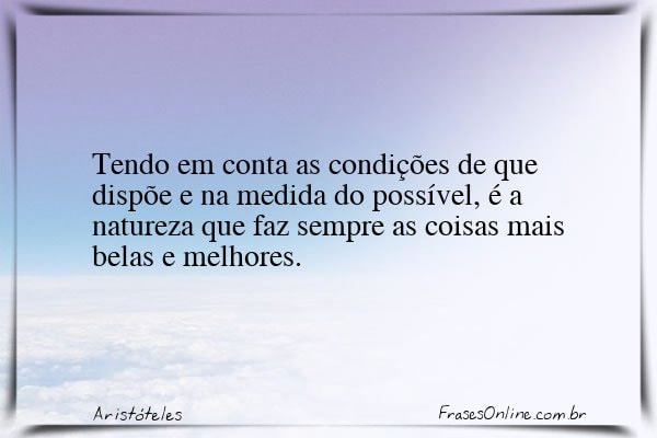 Frase de Aristóteles