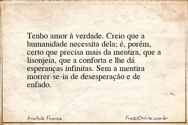 Frase de Anatole France