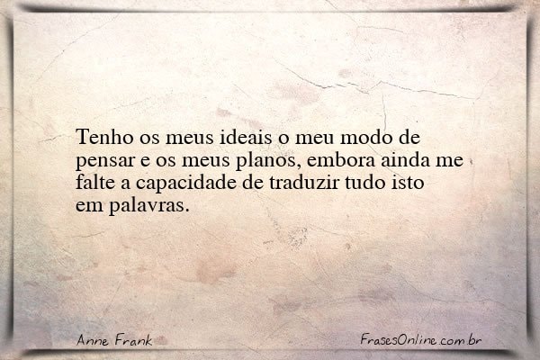 Frase de Anne Frank
