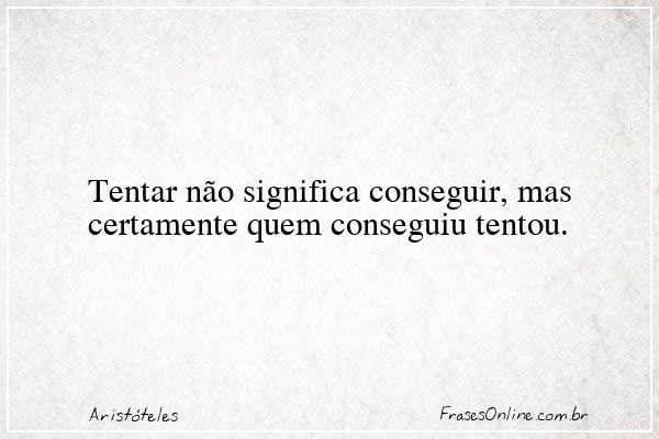 Frase de Aristóteles