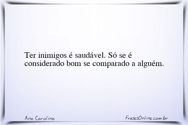 Frase de Ana Carolina