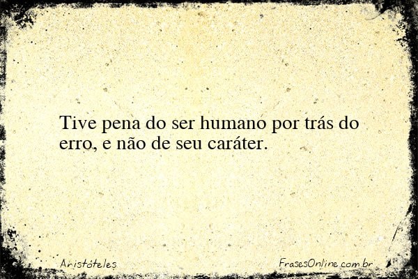 Frase de Aristóteles