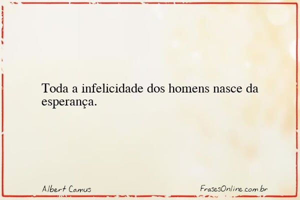 Frase de Albert Camus