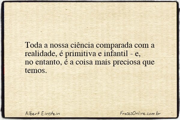 Frase de Albert Einstein