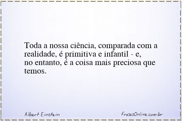 Frase de Albert Einstein