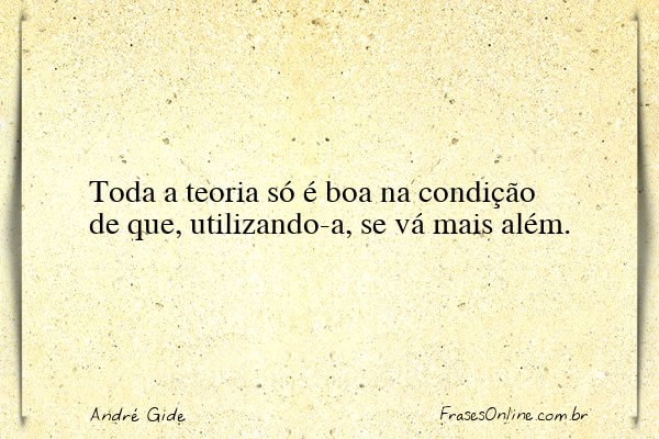 Frase de André Gide