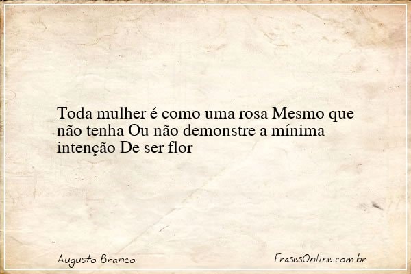 Frase de Augusto Branco